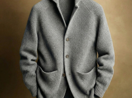 SILVORO | STRICKJACKE AUS RIPPWOLLE FÜR HERREN