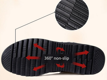 Echte Leder-Orthopädische Stiefel für Komfortable Unterstützung
