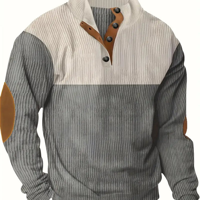 Manfred | Stylischer Color-Block Pullover