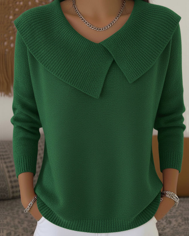 Lucia | Pullover mit Weichem Kragen