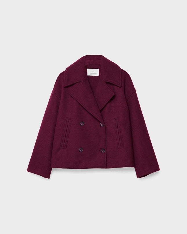 Schicke zweireihige kurze Jacke