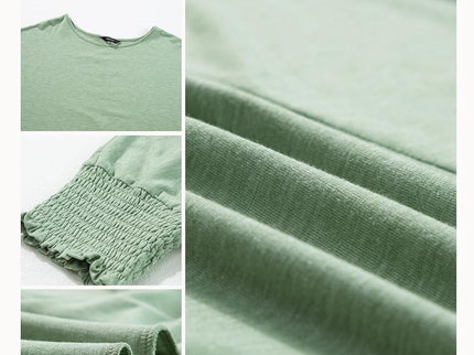 Wilma | Einfache Rundhalsausschnitt Bluse