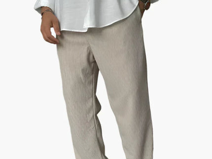 Sommerfeld™ | Herren Relax Fit Plissee Hose – Eleganter und Bequemer Alltags- und Business-Look