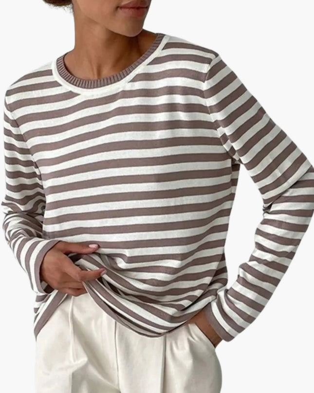 Antonia | Gestreifter Strickpullover