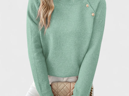 Emmi – Eleganter asymmetrischer Ein-Schulter-Pullover