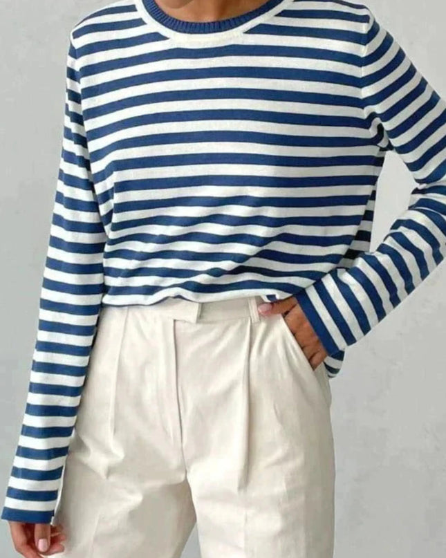 Antonia | Gestreifter Strickpullover