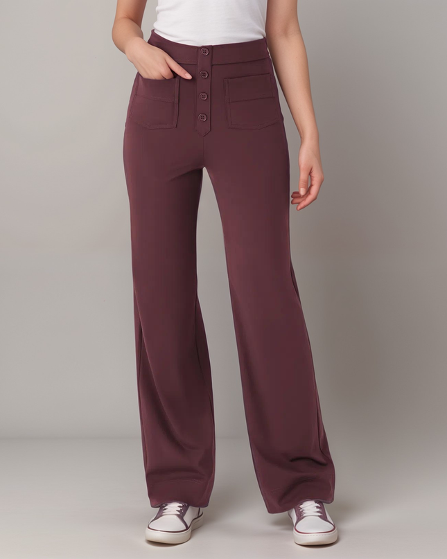 Nina | Elastische Hose mit hoher Taille