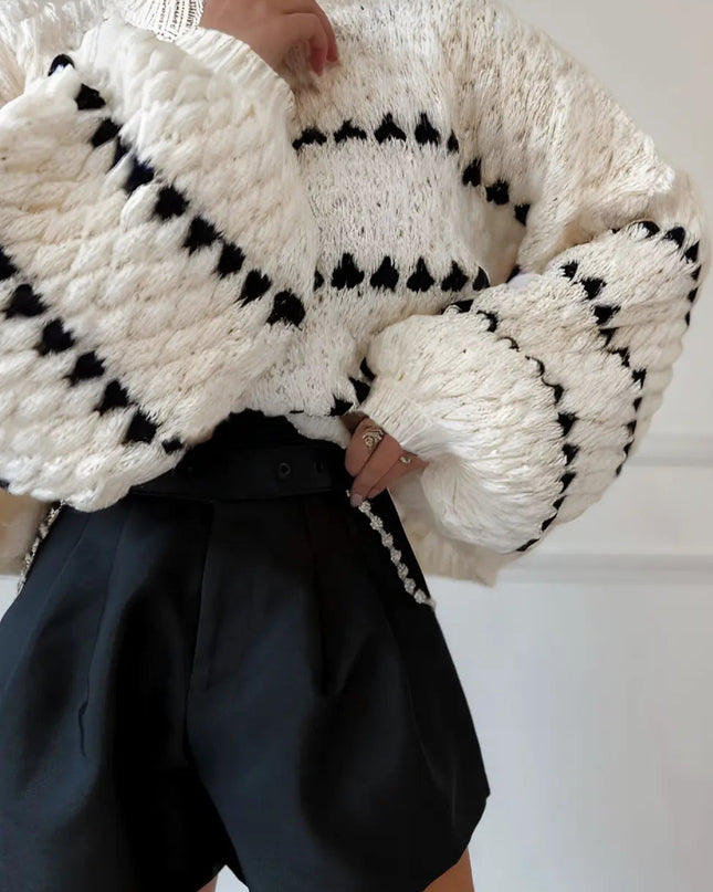Serena | Eleganter Pullover in Vanille