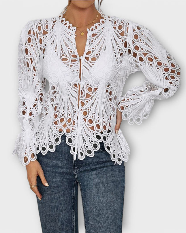 Savannah - Asymmetrische Bluse