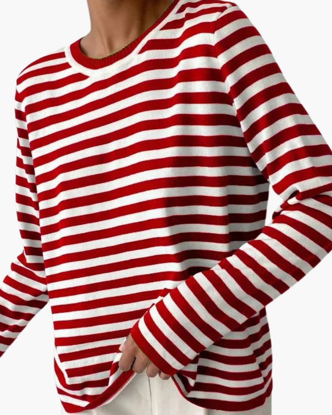 Antonia | Gestreifter Strickpullover
