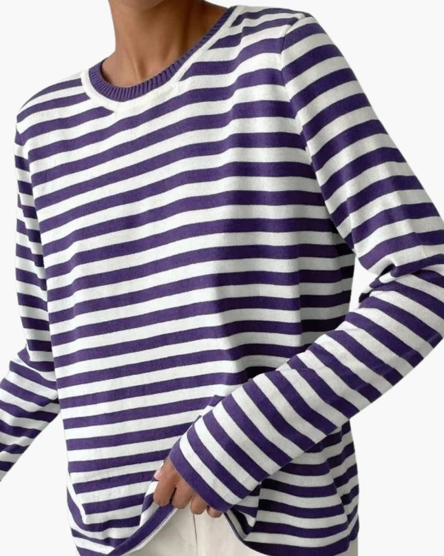 Antonia | Gestreifter Strickpullover