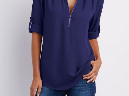 Langärmelige Lockere Bluse