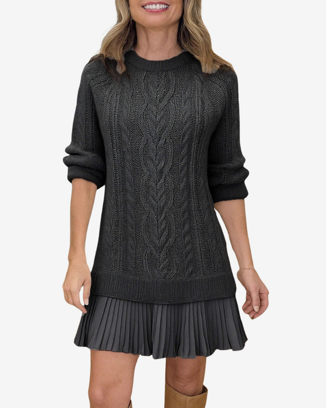 Trivora™ - Stilvolles & Warmes Strickkleid