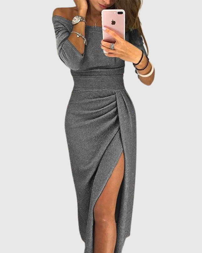 Ely™ - Schickes Maxikleid mit Neckholder und Eleganter, Fließender Passform