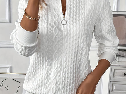 LUCIA I Pullover mit Reissverschluss