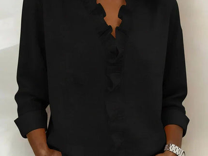 Beatrice | Edle V-Ausschnitt Bluse