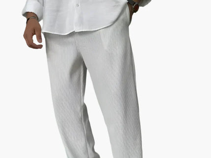 Sommerfeld™ | Herren Relax Fit Plissee Hose – Eleganter und Bequemer Alltags- und Business-Look