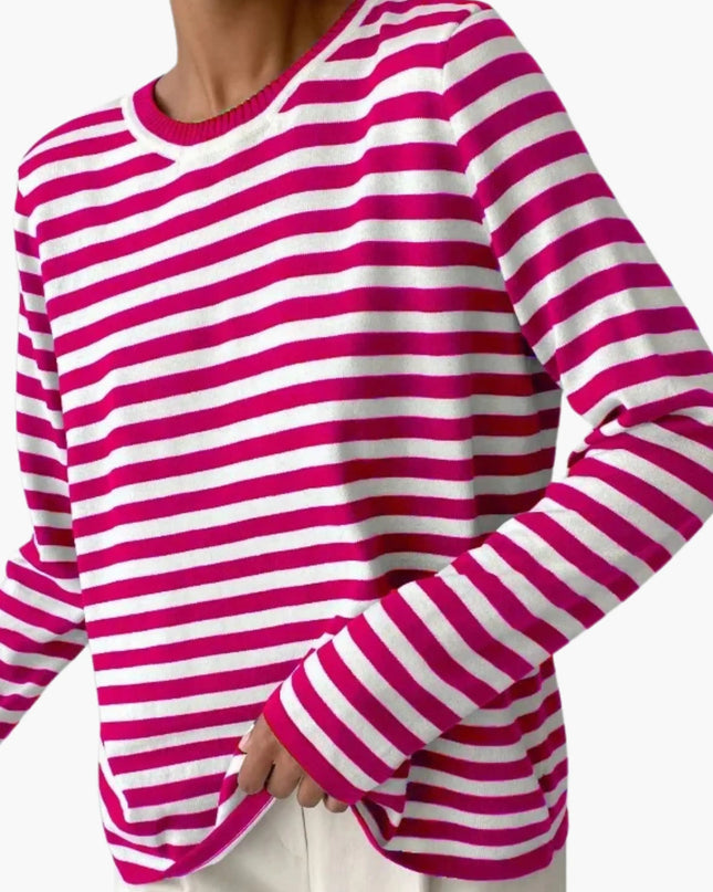 Antonia | Gestreifter Strickpullover