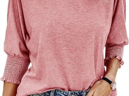 Wilma | Einfache Rundhalsausschnitt Bluse