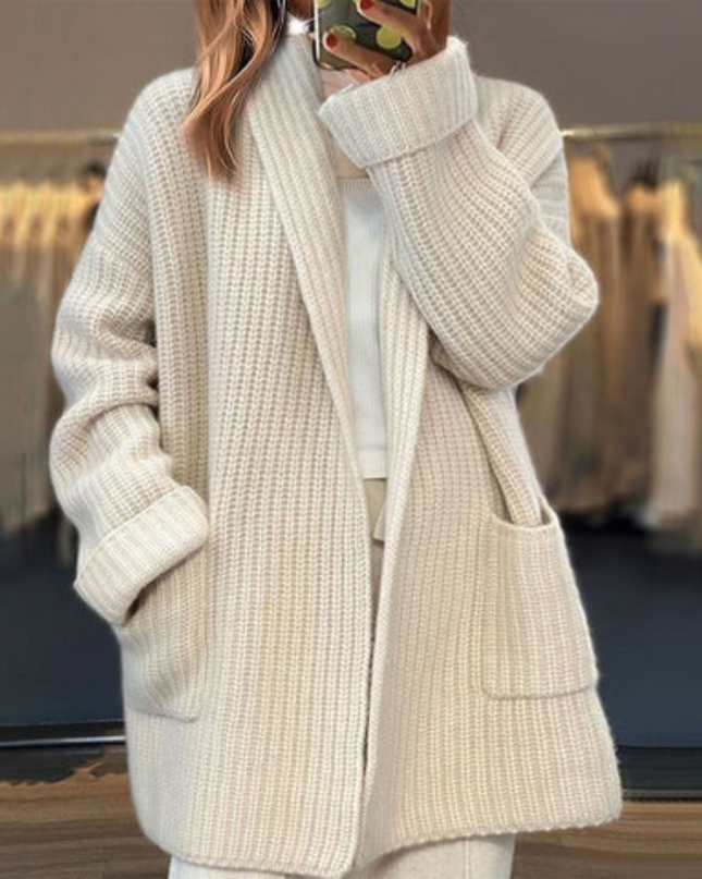 Gemütliche Strickjacke aus Wollmischung für Damen