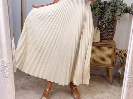 Petra™ – Zeitloses & Bequemes Plissiertes Kleid