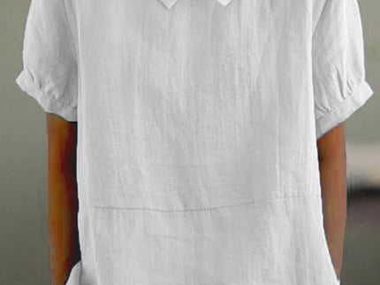 JASMINA - LOCKERE LEINENBLUSE