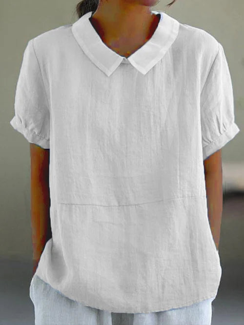 JASMINA - LOCKERE LEINENBLUSE
