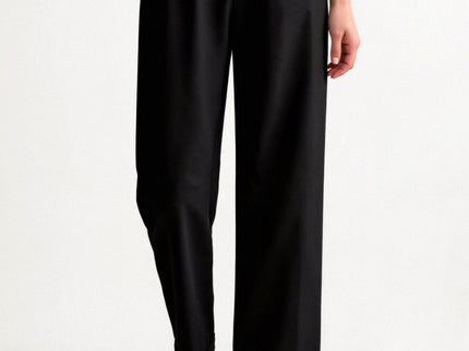Klassische Wide-Leg Hose mit hohem Bund für stilvolle Outfits