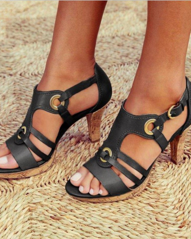 Annabella | Handgefertigte Premium-Sandalen mit Absatz