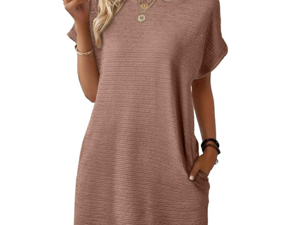 Ivay™ – Minimalistisches Sommerkleid mit Rundhalsausschnitt