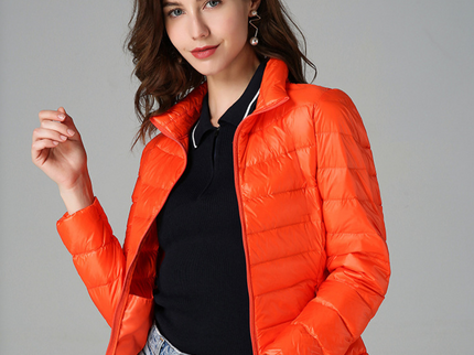 Sophie™ - Jacke aus weichem Baumwoll-Daunenmaterial