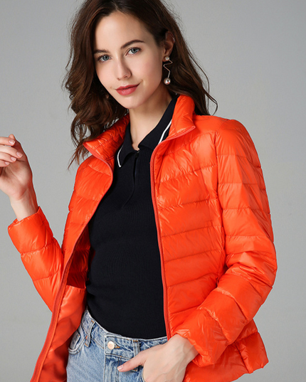 Sophie™ - Jacke aus weichem Baumwoll-Daunenmaterial