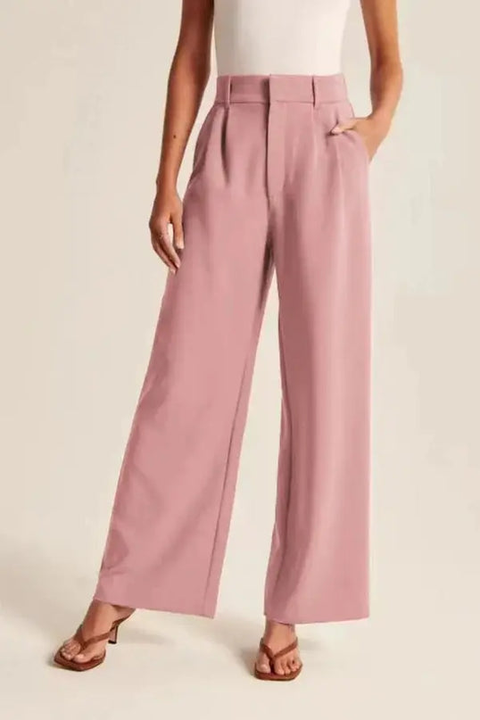 Elegante High-Waist Wide-Leg Hose mit zeitlosem Schnitt