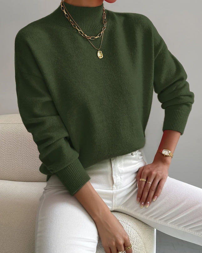 Gemütlicher eleganter Rollkragenpullover