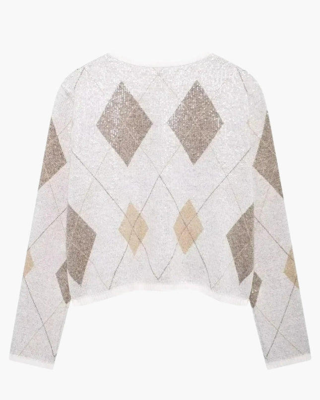 Rosalie | Strickjacke mit Argylemuster