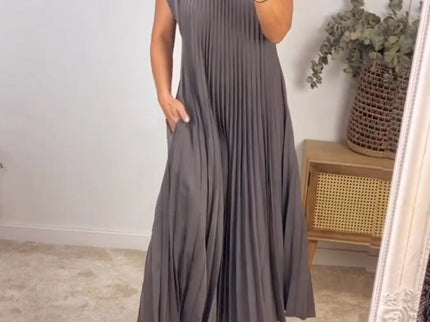 Petra™ – Zeitloses & Bequemes Plissiertes Kleid