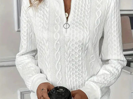 LUCIA I Pullover mit Reissverschluss