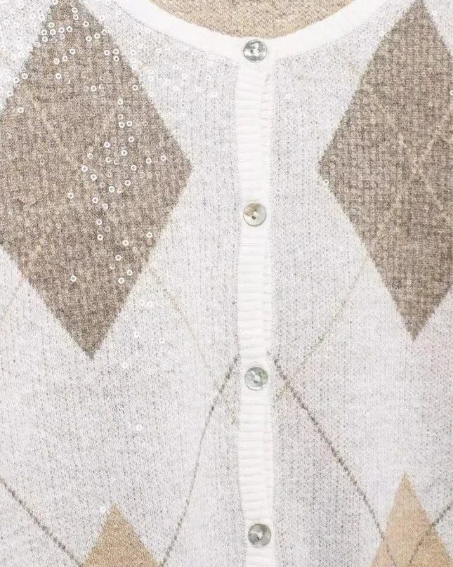 Rosalie | Strickjacke mit Argylemuster