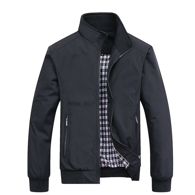Leichte Übergangsjacke mit Stehkragen – Stilvolle Freizeitjacke für Alltag & Outdoor