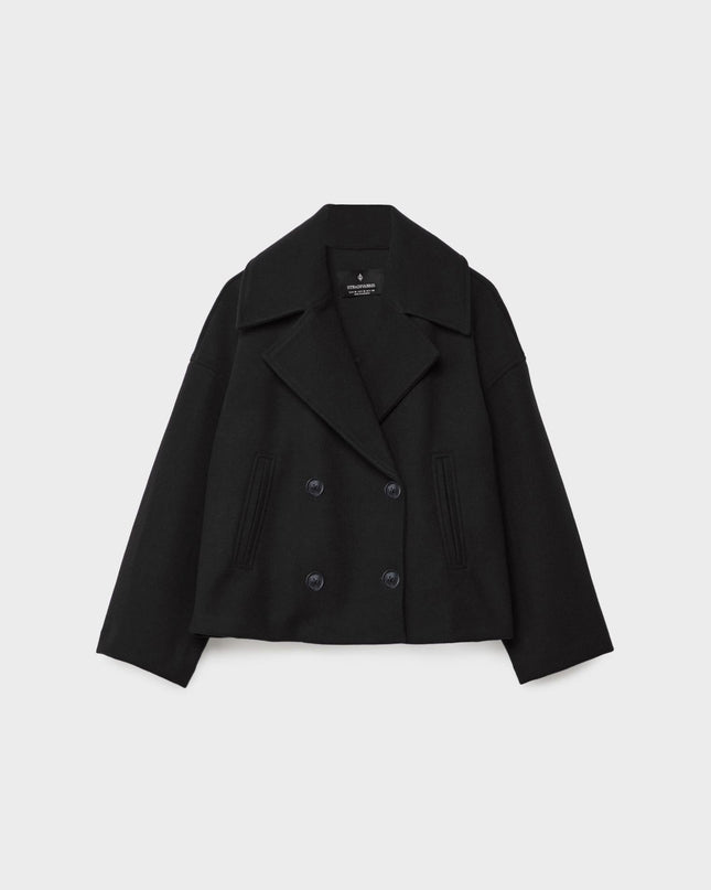 Schicke zweireihige kurze Jacke