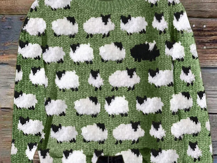 Céline™ - Weihnachts-Pullover mit Weihnachtsbäumen