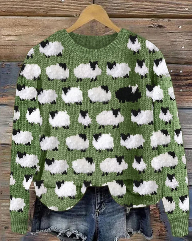 Céline™ - Weihnachts-Pullover mit Weihnachtsbäumen