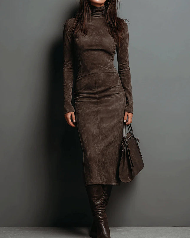 Giada | Midikleid aus Wildleder