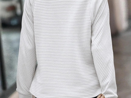 Lässiger Zip-up-Pullover
