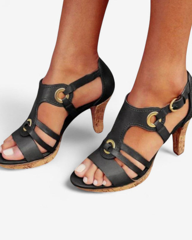 Annabella | Handgefertigte Premium-Sandalen mit Absatz