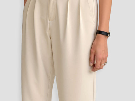 Klassische Wide-Leg Hose mit hohem Bund für stilvolle Outfits
