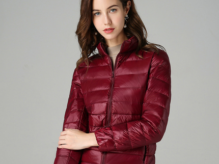 Sophie™ - Jacke aus weichem Baumwoll-Daunenmaterial