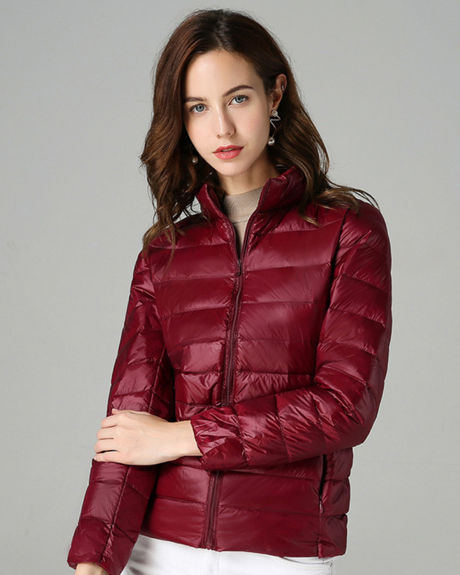 Sophie™ - Jacke aus weichem Baumwoll-Daunenmaterial