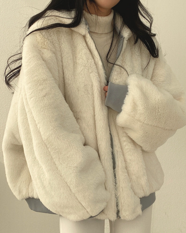 Wendejacke mit Kapuze für Frauen [Letzter Tag Rabatt]