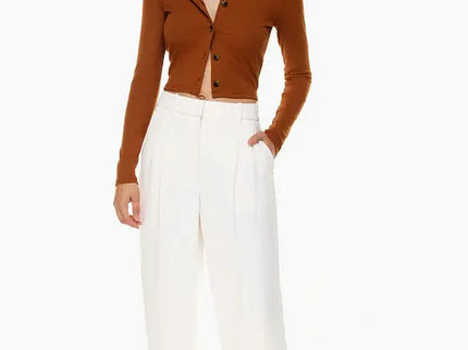 Elegante High-Waist Wide-Leg Hose mit zeitlosem Schnitt